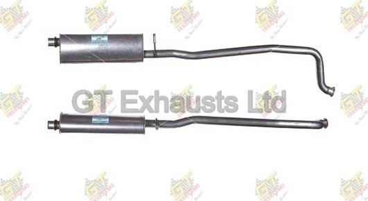 GT Exhausts GPG520 - Vidējais izpl. gāzu trokšņa slāpētājs ps1.lv