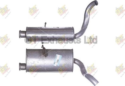 GT Exhausts GPG576 - Izplūdes gāzu trokšņa slāpētājs (pēdējais) ps1.lv