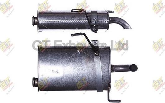 GT Exhausts GPG710 - Izplūdes gāzu trokšņa slāpētājs (pēdējais) ps1.lv