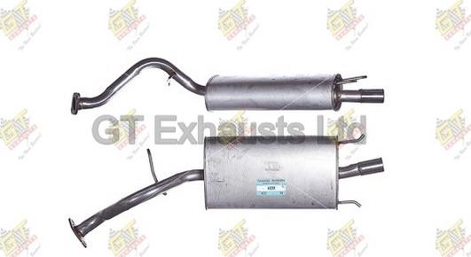 GT Exhausts GRR304 - Izplūdes gāzu trokšņa slāpētājs (pēdējais) ps1.lv