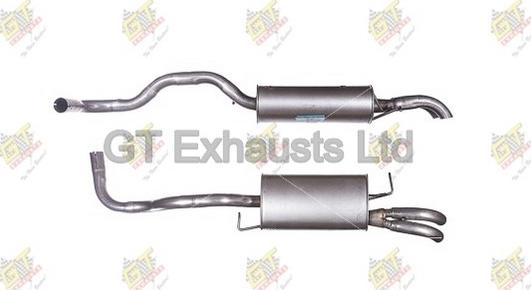 GT Exhausts GSE100 - Izplūdes gāzu trokšņa slāpētājs (pēdējais) ps1.lv