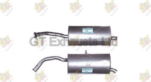 GT Exhausts GTY477 - Izplūdes gāzu trokšņa slāpētājs (pēdējais) ps1.lv