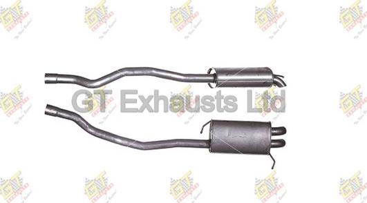 GT Exhausts GVW646 - Izplūdes gāzu trokšņa slāpētājs (pēdējais) ps1.lv