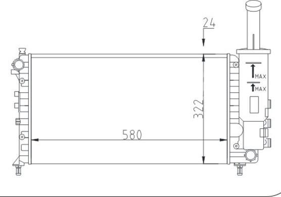 Hart 604 072 - Radiators, Motora dzesēšanas sistēma ps1.lv