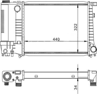 Hart 605 565 - Radiators, Motora dzesēšanas sistēma ps1.lv