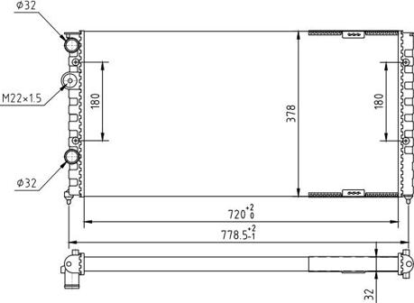 Hart 600 524 - Radiators, Motora dzesēšanas sistēma ps1.lv