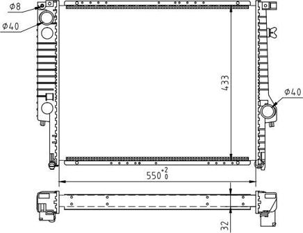 Hart 600 191 - Radiators, Motora dzesēšanas sistēma ps1.lv