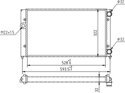 Hart 600 148 - Radiators, Motora dzesēšanas sistēma ps1.lv