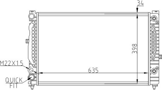 Hart 600 871 - Radiators, Motora dzesēšanas sistēma ps1.lv