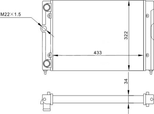 Hart 600 356 - Radiators, Motora dzesēšanas sistēma ps1.lv