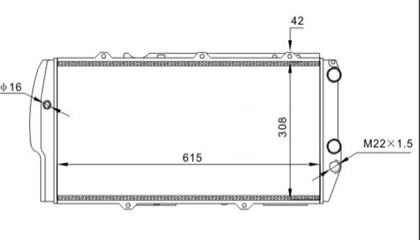 Hart 600 372 - Radiators, Motora dzesēšanas sistēma ps1.lv