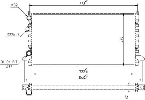 Hart 601 450 - Radiators, Motora dzesēšanas sistēma ps1.lv