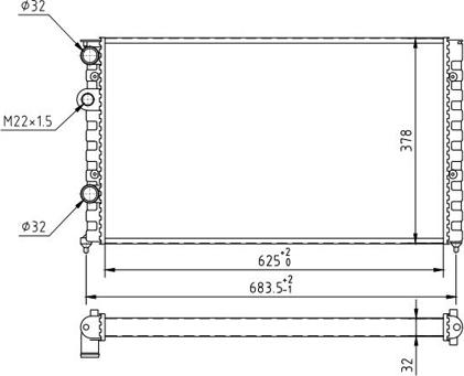 Hart 602 109 - Radiators, Motora dzesēšanas sistēma ps1.lv