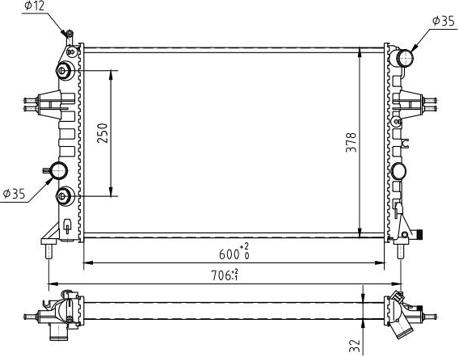 Hart 602 103 - Radiators, Motora dzesēšanas sistēma ps1.lv