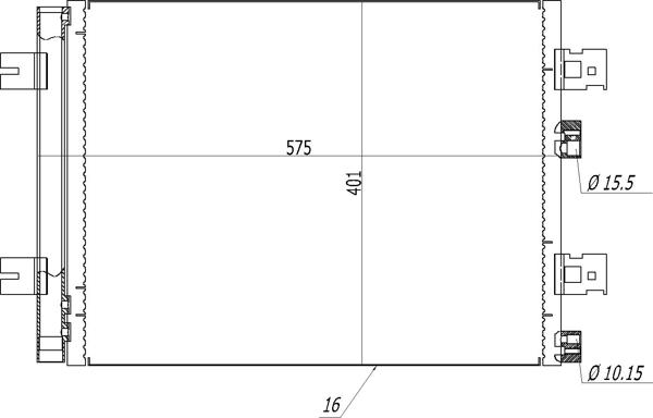 Hart 614 529 - Kondensators, Gaisa kond. sistēma ps1.lv