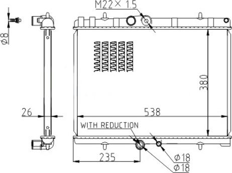 Hart 610 250 - Radiators, Motora dzesēšanas sistēma ps1.lv