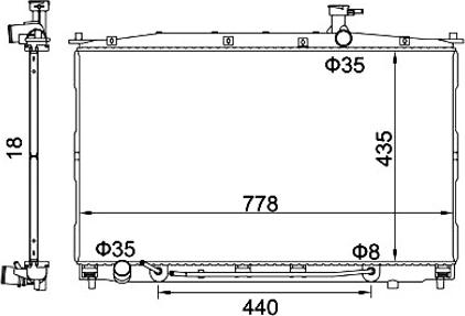 Hart 611 906 - Radiators, Motora dzesēšanas sistēma ps1.lv