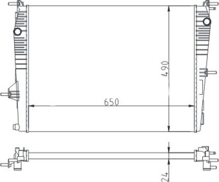 Hart 611 193 - Radiators, Motora dzesēšanas sistēma ps1.lv