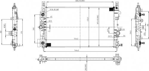 Hart 618 586 - Radiators, Motora dzesēšanas sistēma ps1.lv