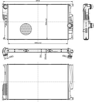 Hart 620 041 - Radiators, Motora dzesēšanas sistēma ps1.lv