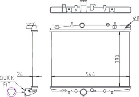 Hart 620 258 - Radiators, Motora dzesēšanas sistēma ps1.lv