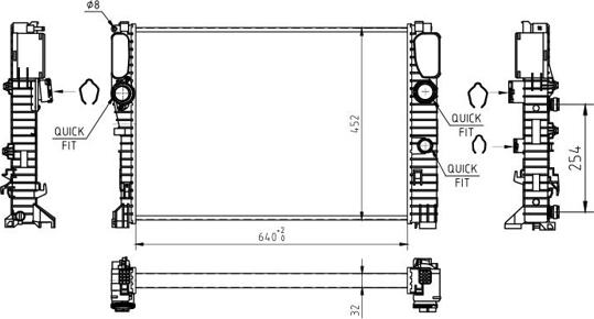 Hart 628 625 - Radiators, Motora dzesēšanas sistēma ps1.lv