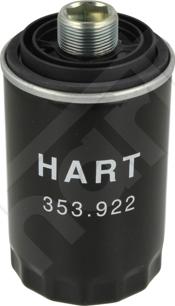 Hart 353 922 - Eļļas filtrs ps1.lv