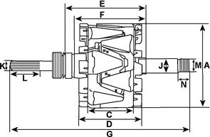 HC-Cargo 131073 - Rotors, Ģenerators ps1.lv