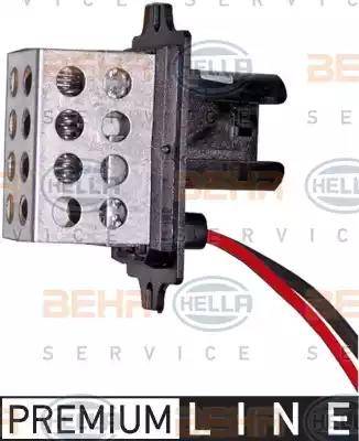 HELLA 9ML 351 332-181 - Rezistors, Salona ventilators ps1.lv