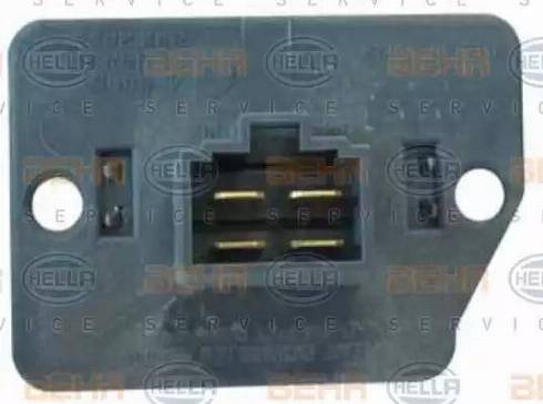 HELLA 9ML 351 321-381 - Rezistors, Salona ventilators ps1.lv