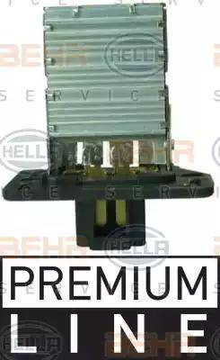 HELLA 9ML 351 321-371 - Rezistors, Salona ventilators ps1.lv