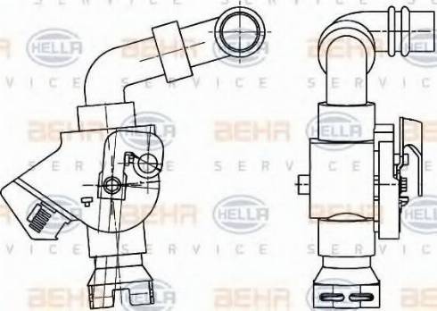 HELLA 9XL 351 341-061 - Dzesēšanas šķidruma regulēšanas vārsts ps1.lv