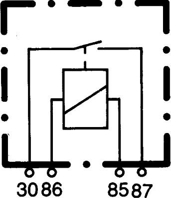 HELLA 4RA 965 400-031 - Relejs, Darba strāva ps1.lv