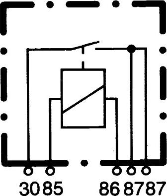 HELLA 4RA 933 332-151 - Relejs, Darba strāva ps1.lv