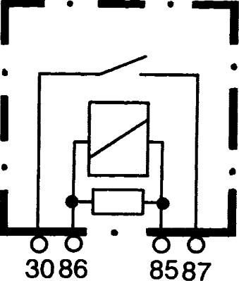 HELLA 4RA 933 766-111 - Relejs, Darba strāva ps1.lv