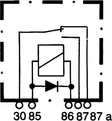 HELLA 4RD 933 332-097 - Relejs, Darba strāva ps1.lv