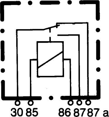 HELLA 4RD 933 332-047 - Relejs, Darba strāva ps1.lv