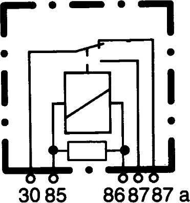 HELLA 4RD 007 903-001 - Relejs, Darba strāva ps1.lv