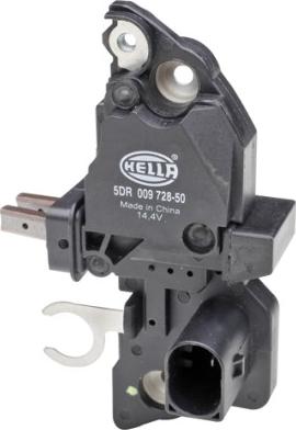 HELLA 5DR 009 728-501 - Ģeneratora sprieguma regulators ps1.lv