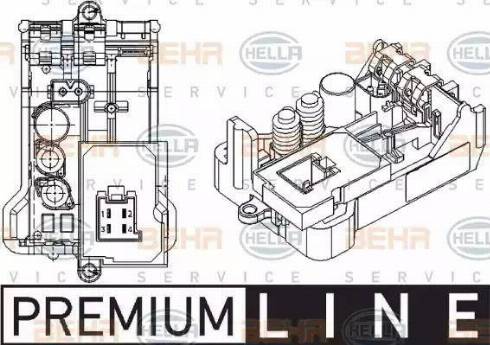 HELLA 5HL 351 029-061 - Regulators, Salona ventilators ps1.lv