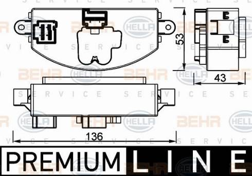 HELLA 5HL 351 332-471 - Regulators, Salona ventilators ps1.lv