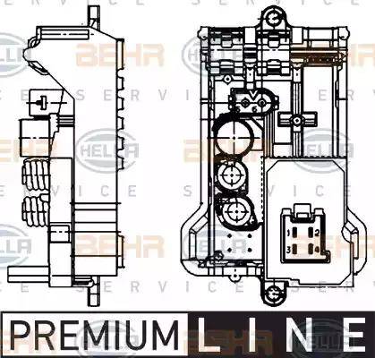 HELLA 5HL 351 321-141 - Regulators, Salona ventilators ps1.lv