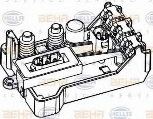 HELLA 5HL 351 321-151 - Regulators, Salona ventilators ps1.lv