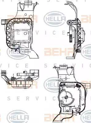 HELLA 6NW 351 344-031 - Regulēšanas elements, Jaucējkrāns ps1.lv