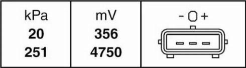 HELLA 6PP009400-001 - Devējs, Spiediens ieplūdes traktā ps1.lv