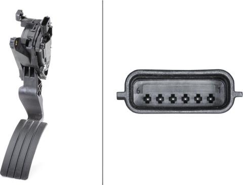 HELLA 6PV 009 978-771 - Devējs, Akseleratora pedāļa stāvoklis ps1.lv