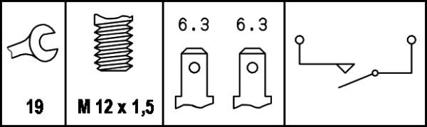 HELLA 6ZF 004 842-001 - Slēdzis, Atpakaļgaitas signāla lukturis ps1.lv