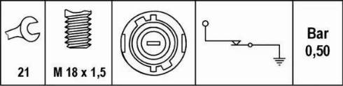 HELLA 6ZF 007 396-001 - Devējs, Eļļas spiediens ps1.lv