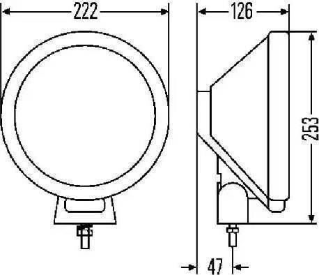 HELLA 1F8 006 800-221 - Tālās gaismas lukturis ps1.lv