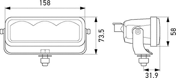 HELLA 1FE 358 154-011 - Tālās gaismas lukturis ps1.lv